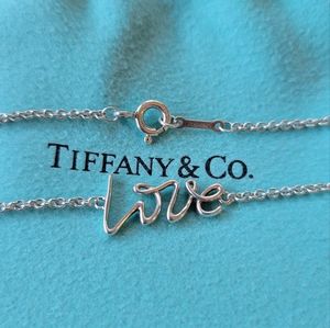 Tiffany & Co. Love script graffiti bracelet